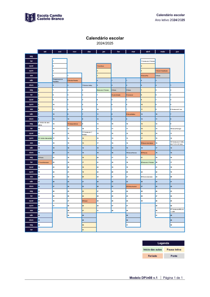 Calendário escolar 2024 a 2025 3